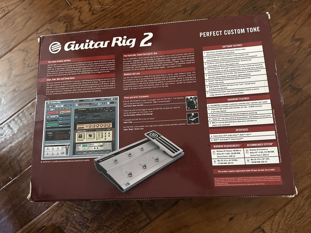 GUITAR RIG 2 Native Instruments New In Box