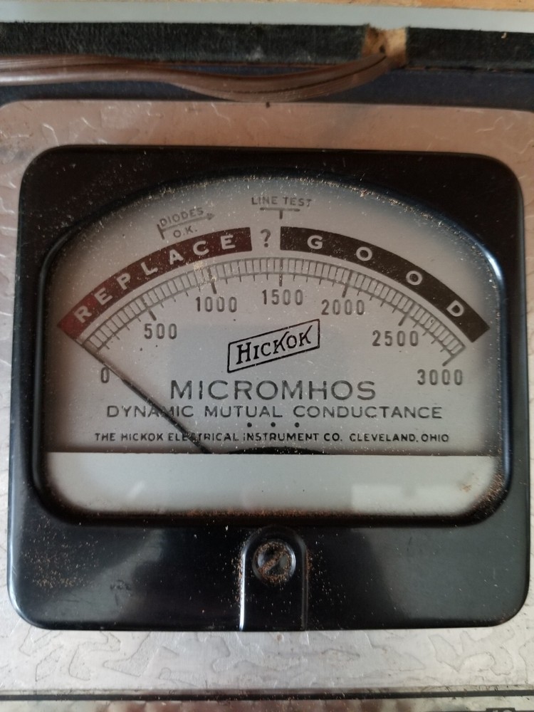 Hickok Model 510X Dynamic Mutual Conductance Multi Tube Tester Untested