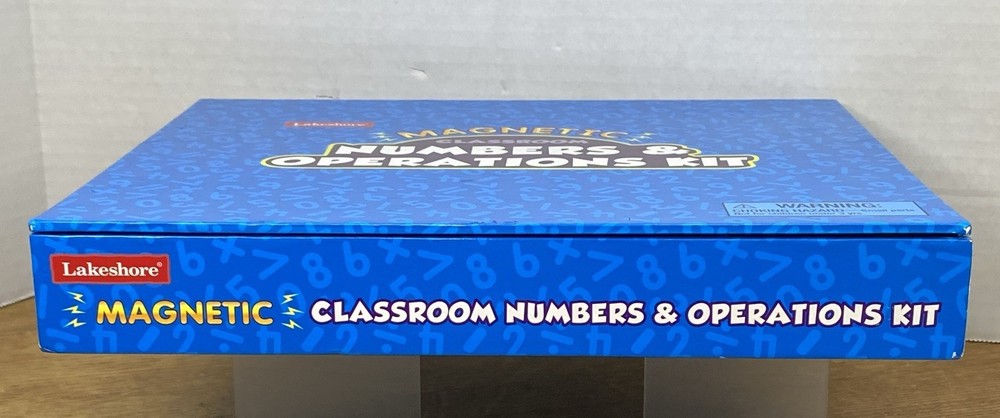 Lakeshore Magnetic Classroom Numbers & Operations Kit JJ515 Math Learning Set