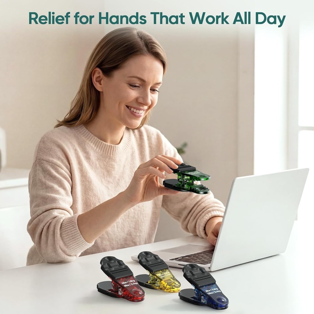 Complete Finger Exerciser Set for Hand Therapy - Grip Strength & Dexterity Tools