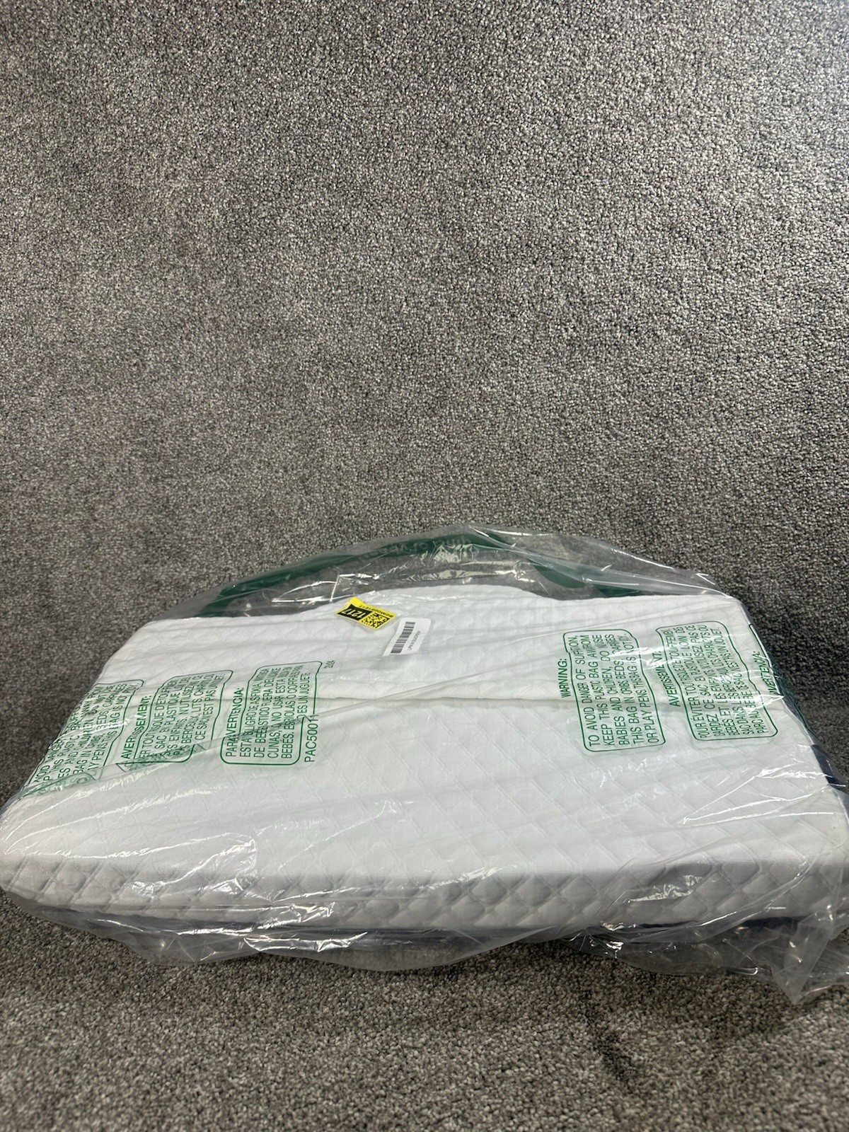 Derila Cervical Memory Foam Pillow 20x12x4 In Supports Spine & Neck 50x30x10cm