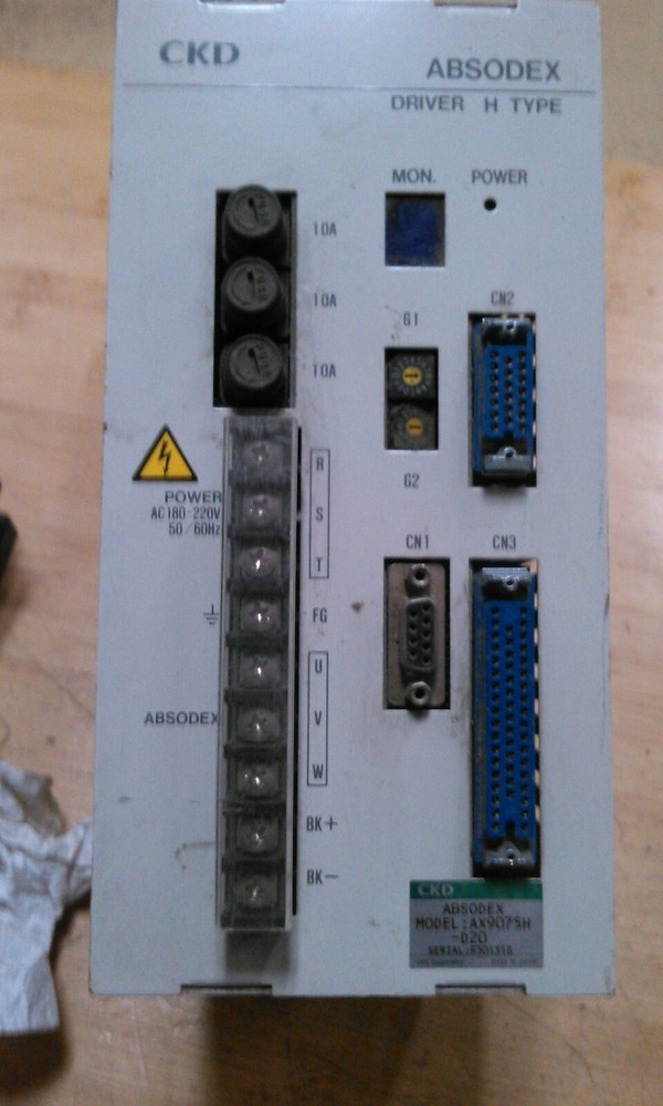 CKD AX9075H-D20, DRIVER H TYPE, ABS0DEX