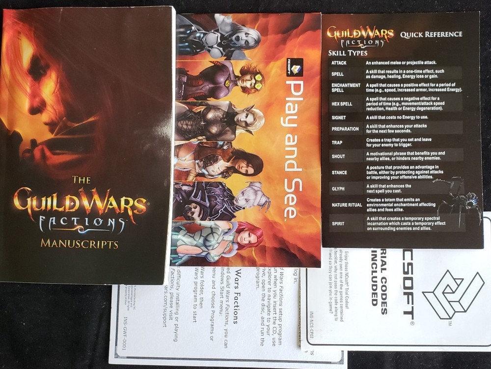 Guild Wars Factions (2 Disc PC CD ROM Game 2006) Complete 100% Guaranteed
