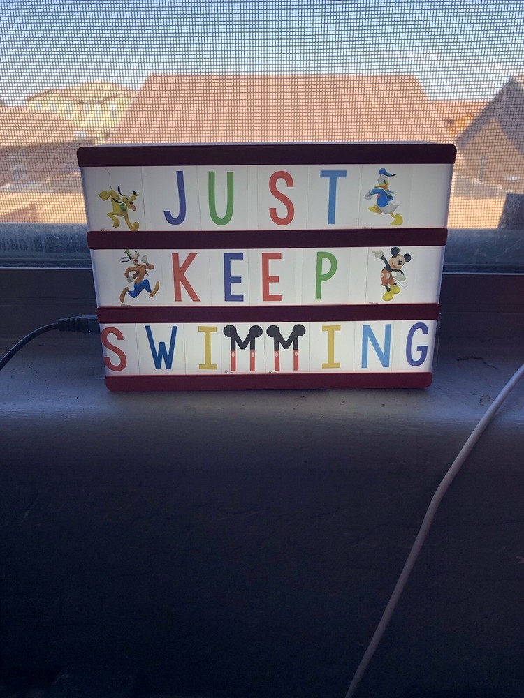 Disney Jr Mickey Led Message Light Box
