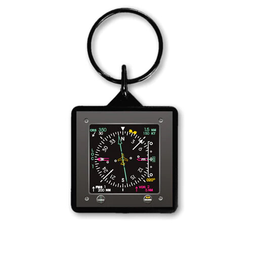 1.5" Square HSI Keychain