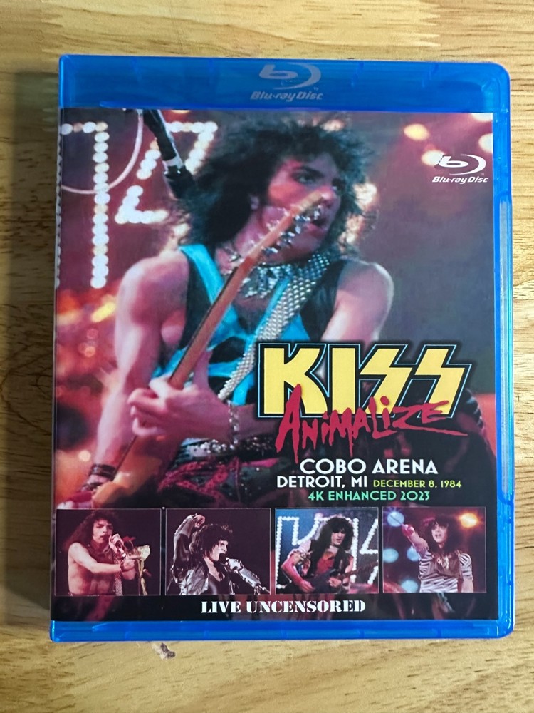 KISS - Animalize Live Uncensored 1984 Blu-ray Paul Stanley Gene Simmons