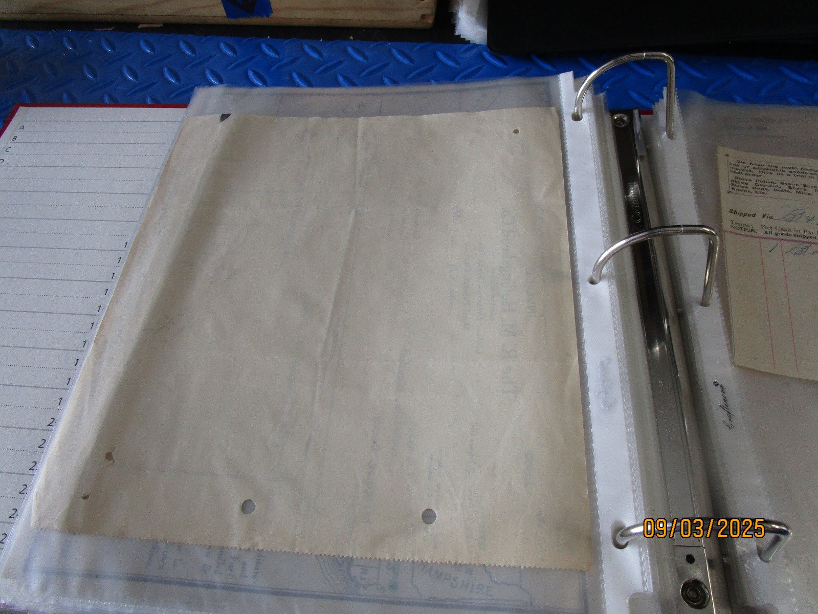 RM HOLLINGSHEAD CO CAMDEN NJ 5/6/1916 LETTER INV EPHEMERA BUY 3 FREE SHIP