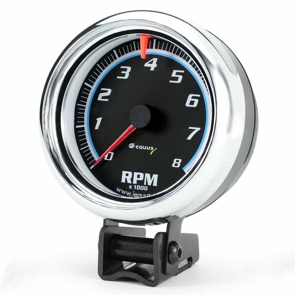 Equus 6076 2-1/2" Mini Chrome Tachometer