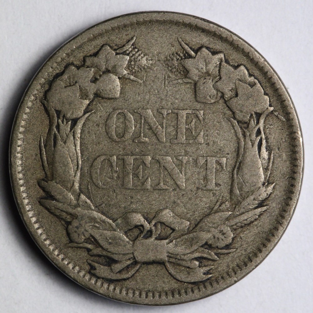 1857 Flying Eagle Cent Penny VF+ E356 GAHK