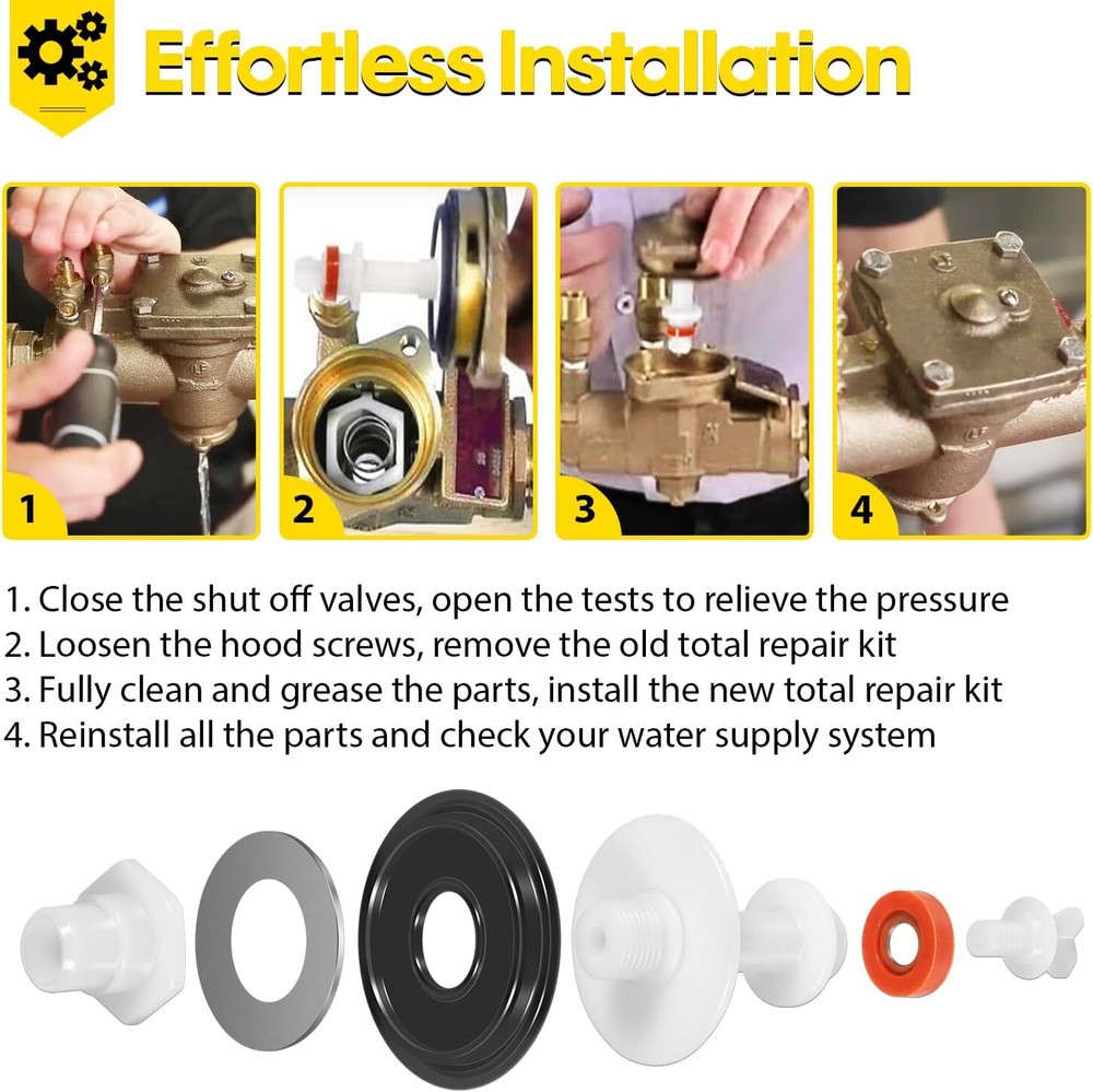 Replace for Watts LF009M3/009M3 3/4" Backflow Preventer Reduced Pressure Zone