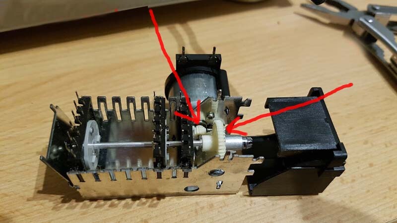 ALPS ASD1017 Motorised Input Selector Gears