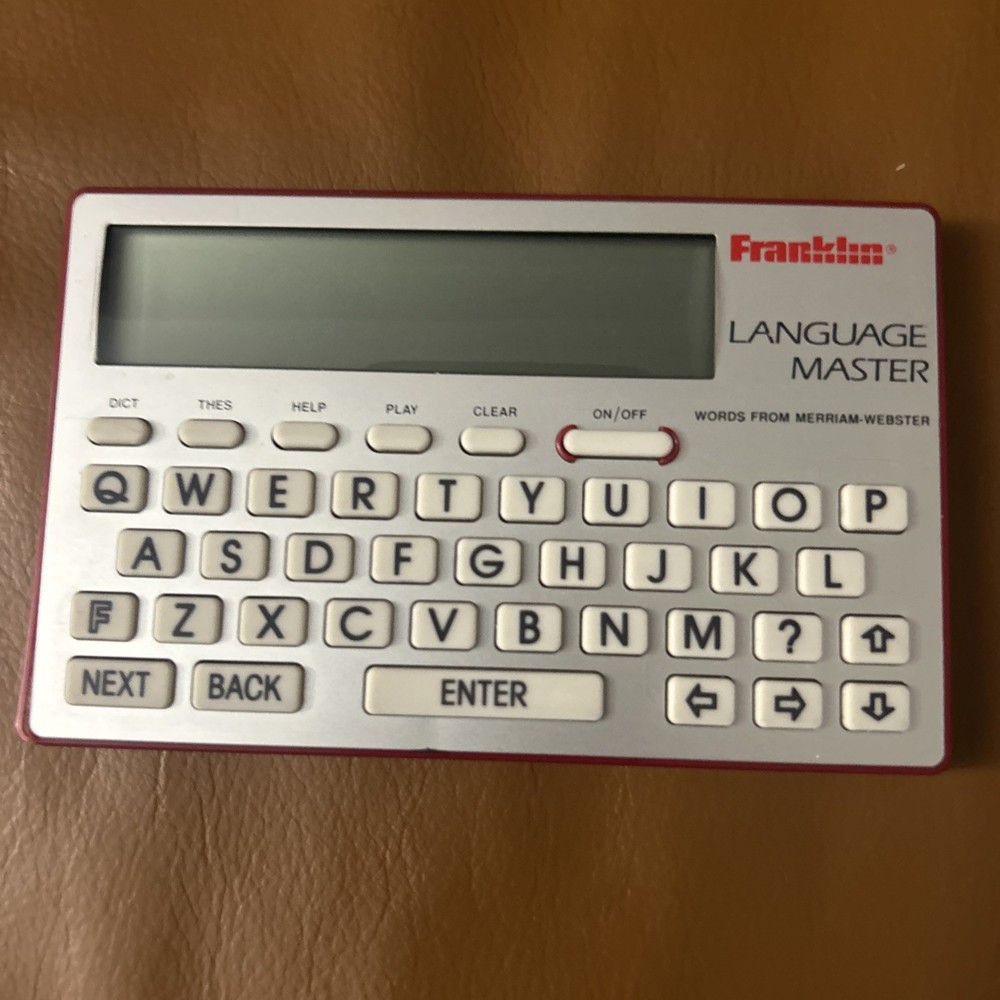Franklin Language Master Electronic Dictionary Model LM-2015 ~ needs batteries