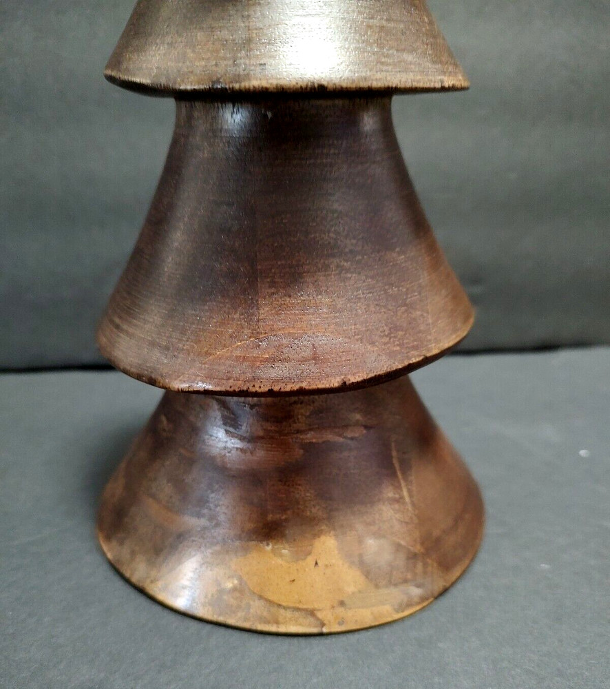 Christmas Tree 12" Solid Wood Tabletop or Mantel Rustic Charm