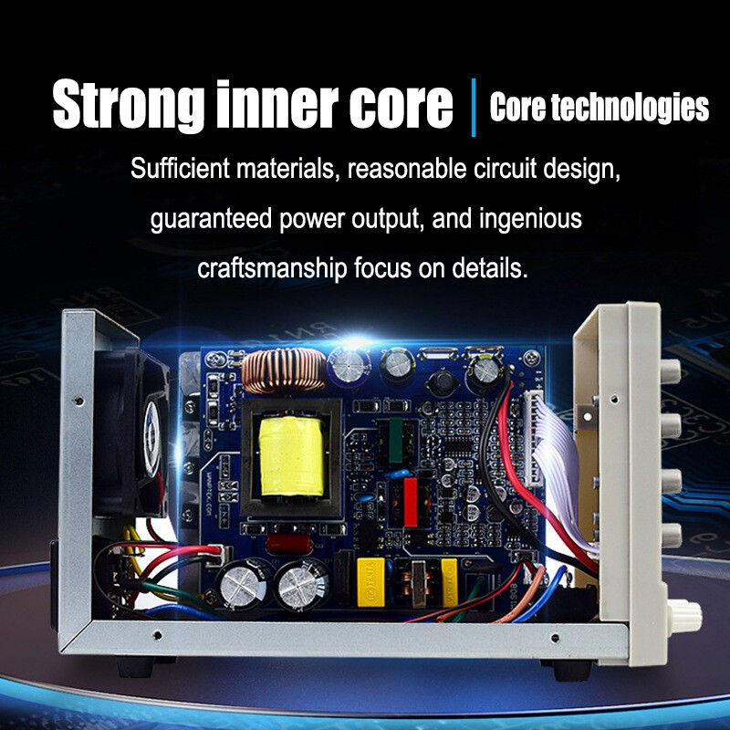 0-30V 0-6A Lab DC Bench Power Supply Variable Linear Adjustable Power Supply US