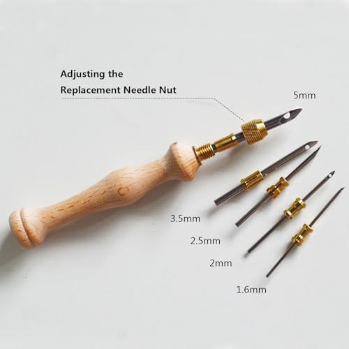 Punch Needle Embroidery Kit - Complete Set for Needle Punching - Includes