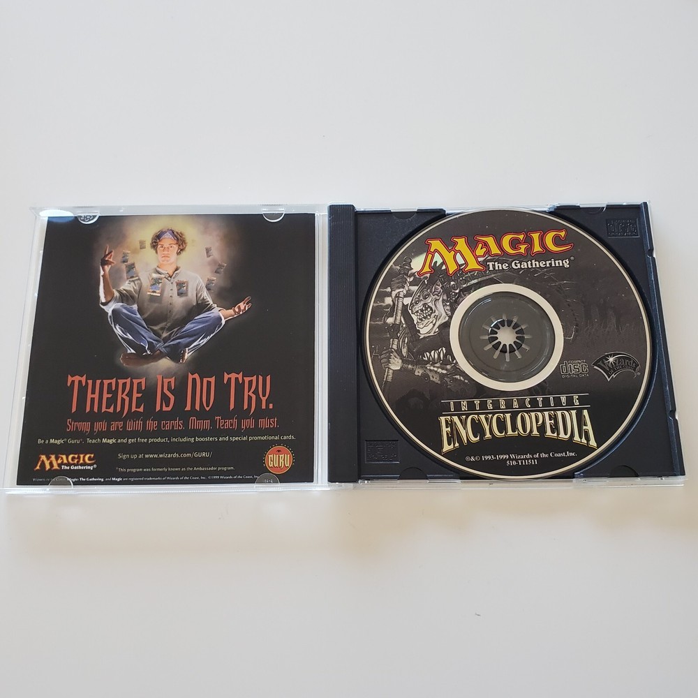 Magic The Gathering Interactive Encyclopedia (PC CD-ROM, 1999) TESTED & WORKING