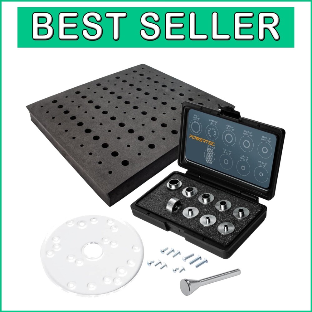 Universal Router Base & Foam Storage Tray for 110 Bits - Precision Routing Tool