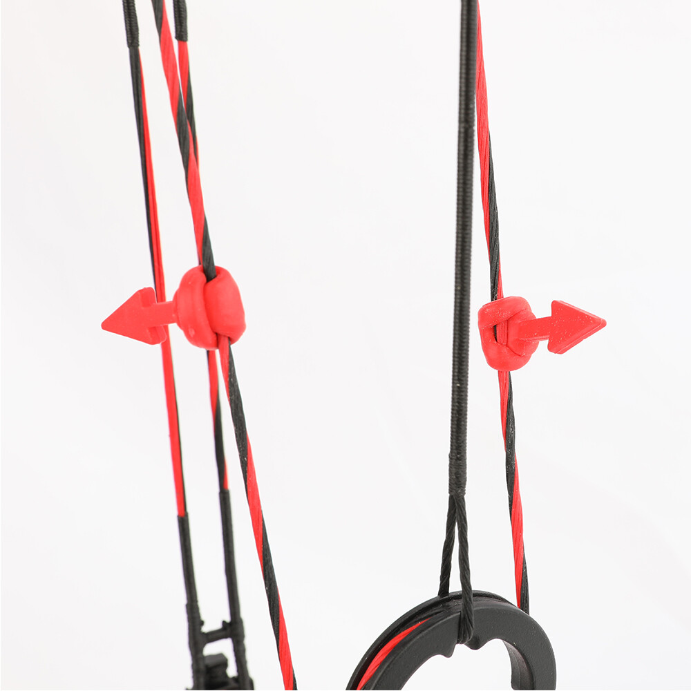 4pcs Archery Bowstring Stabilizer Vibration Absorb Shock Damper Silencer Shoot