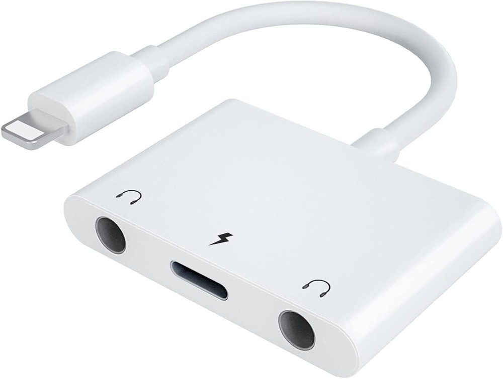 iPhone Microphone Adapter for Live-Streaming Lightning to Microphone & 3.5mm