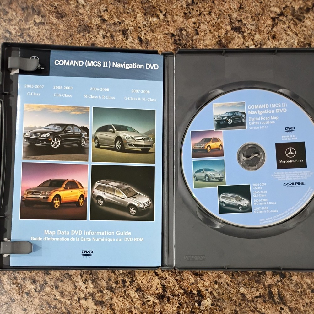 Mercedes Navigation Disc ( See model)