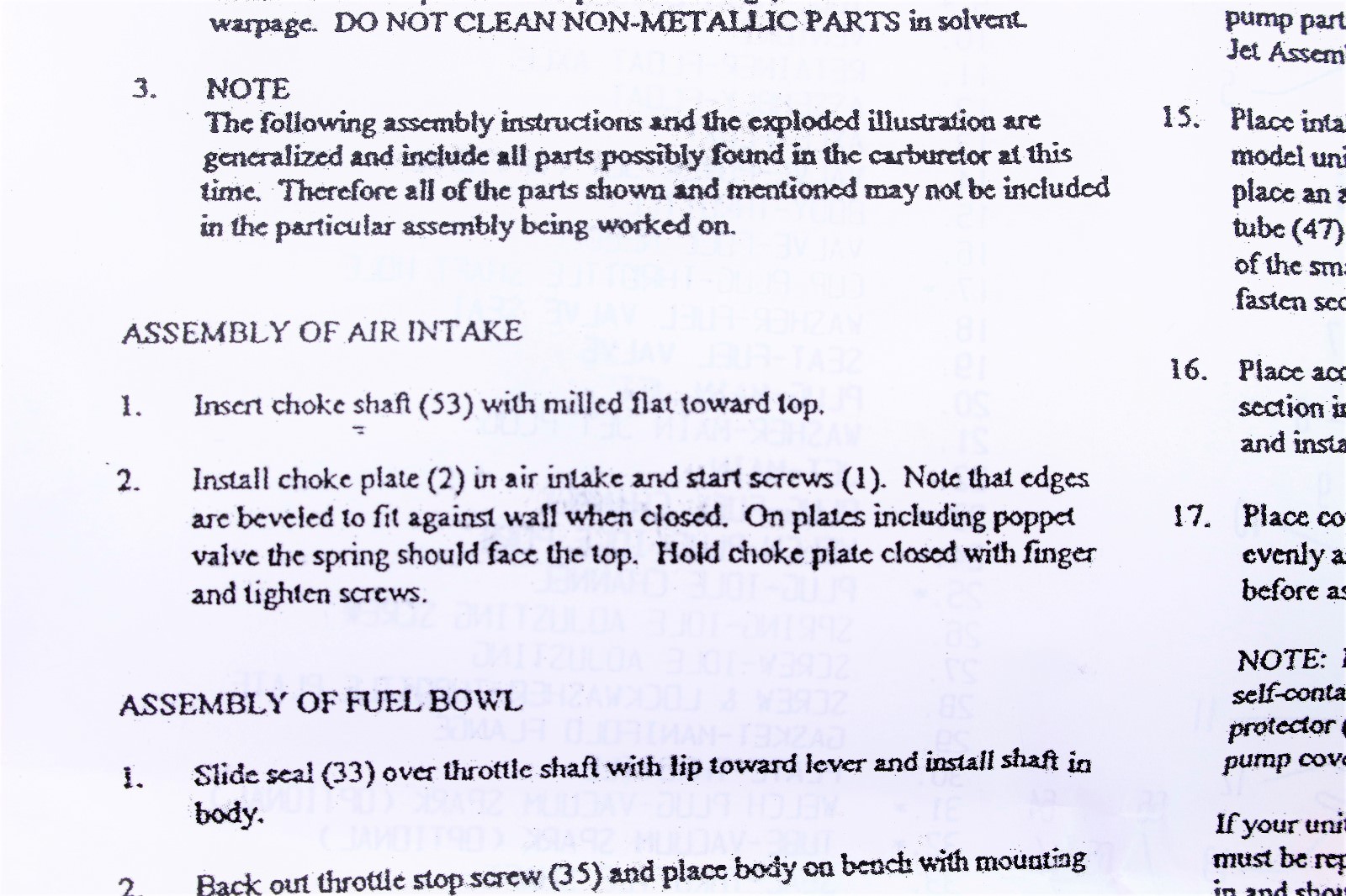 ZENITH Carburetor Kit fits Ford 2.3 liter with 15080 F8JL-9510-TA F8JL TA DG9