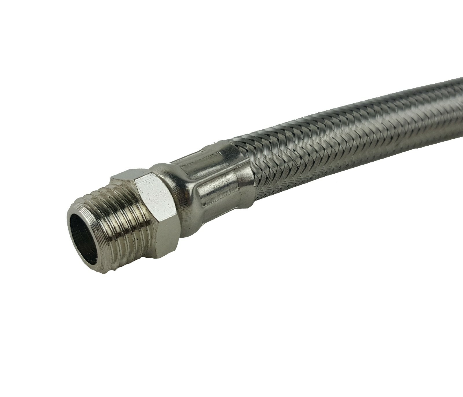 22" Air Compressor Leader Hose w/Check Valve 1/8"npt Male to 1/4"npt Male