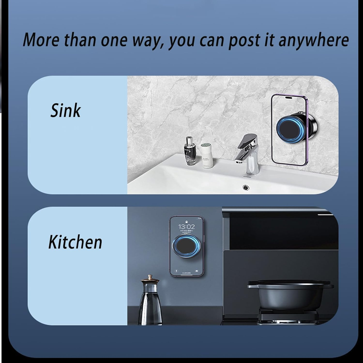 360 Rotatable Car Magnetic Phone Holder, Vacuum Magnetic Phone Holder US