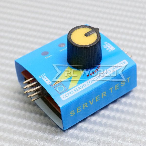 RC SERVO Tester Servo ESC Controller Up to 3 Servos