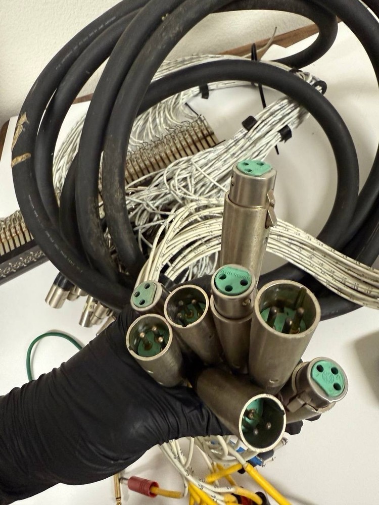 96-Point Audio Patch Panel 4×24 - Rackmount - Used Needs Minor Rewiring