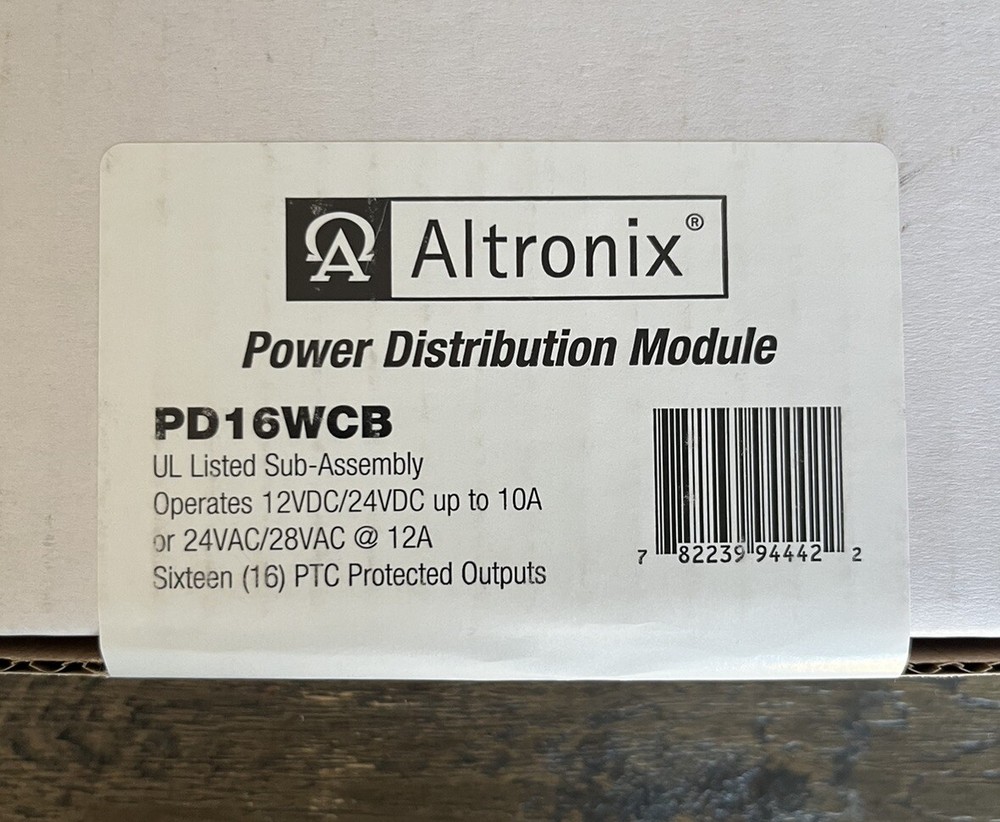 NEW SEALED Altronix PD16WCB Power Distribution Module