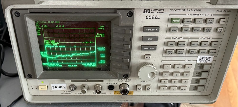 HP 8592L Spectrum Analyzer
