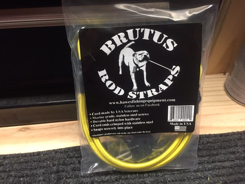 boat rod straps Yellow