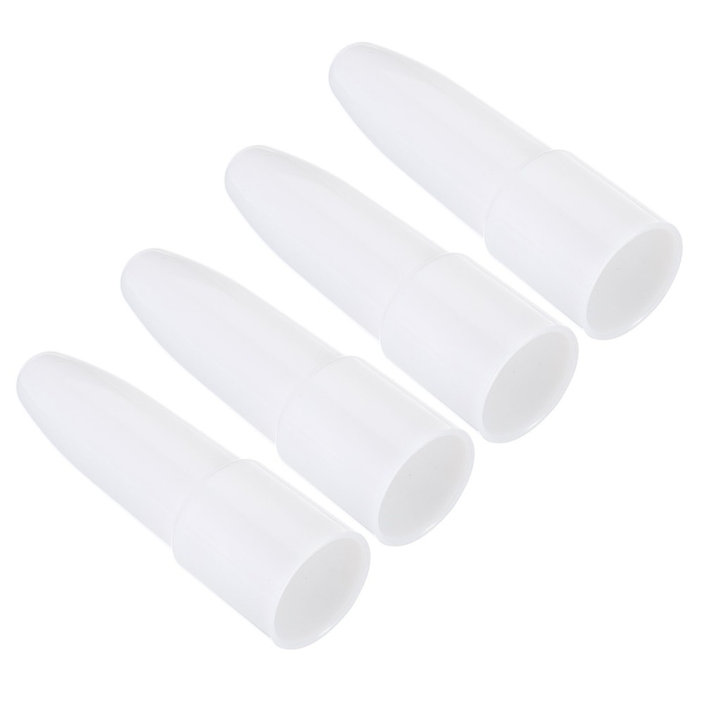 Flashlight Diffuser Caps, 4 Pcs Wear-Resistant Flashlight Signal Wand White