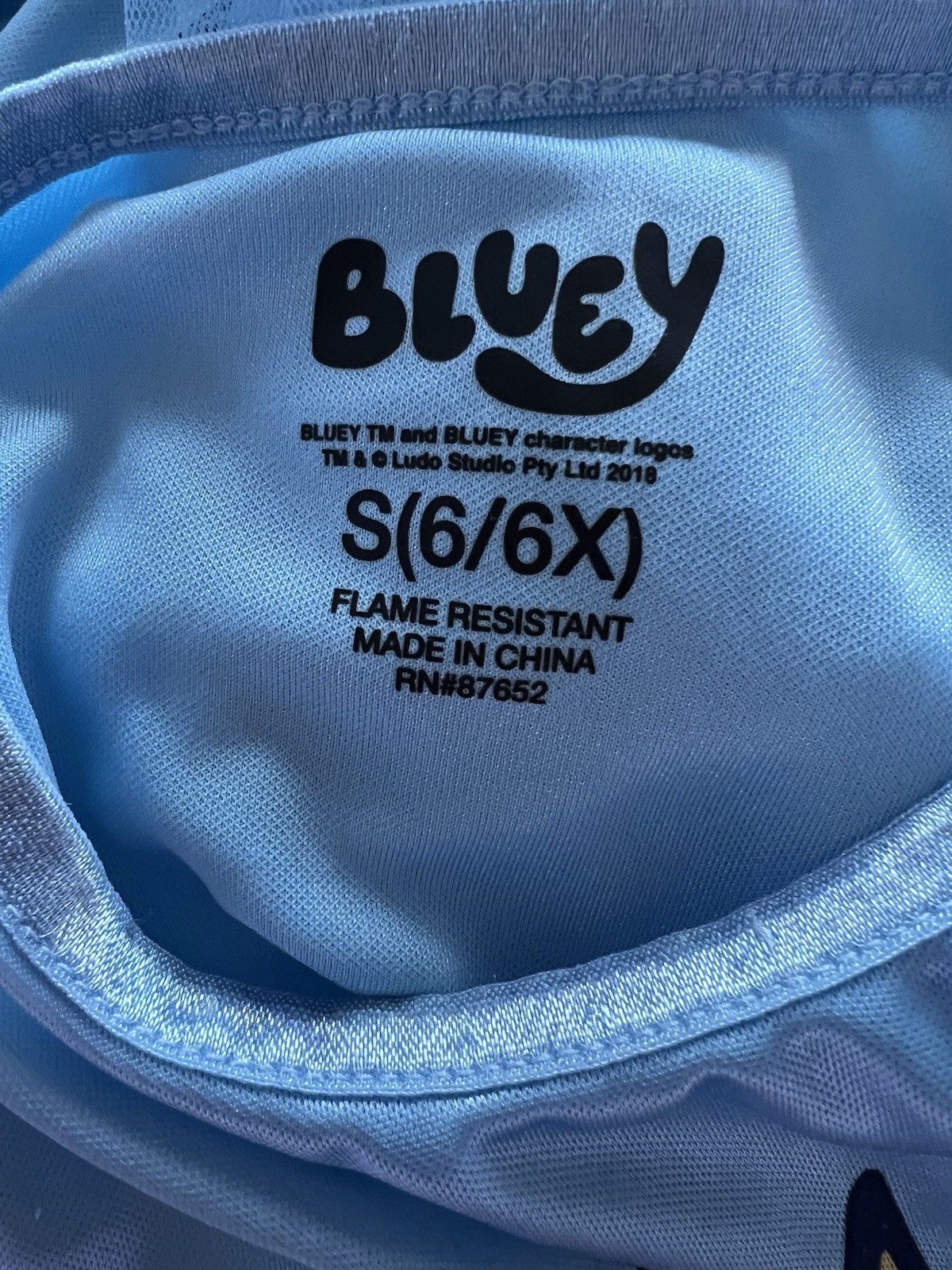 Disney, Bluey Little Girls Costume/Dress Up/play Dresses Lot Of 3 Size 5 To 6X