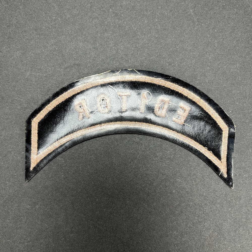 Harley Davidson Owners Group HOG Patch, 10 Years Patch, Editor Rocker Patch