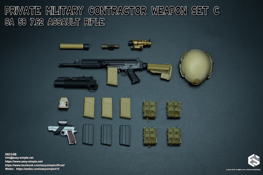 1/6 Scale Toy PMC - Tan Attachment Set
