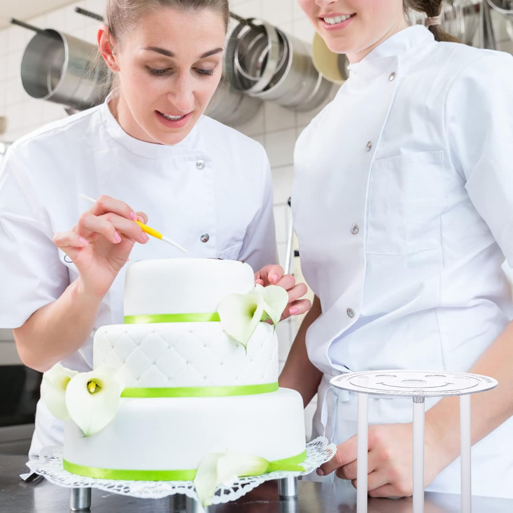Cake Tier Stacking Kit Clear Cake Separator Plates Cake Dowels