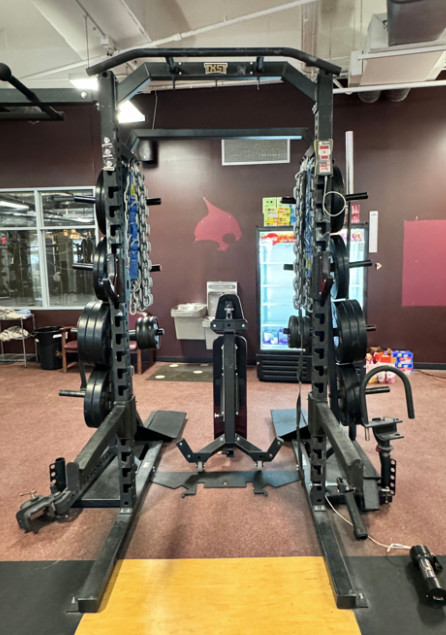 Power Lift | Half Rack w/ Multi-Adjustable Bench (multiple attachments included)