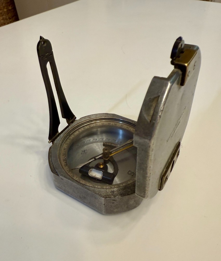Vintage Keuffel & Esser K&E Pocket Transit Compass