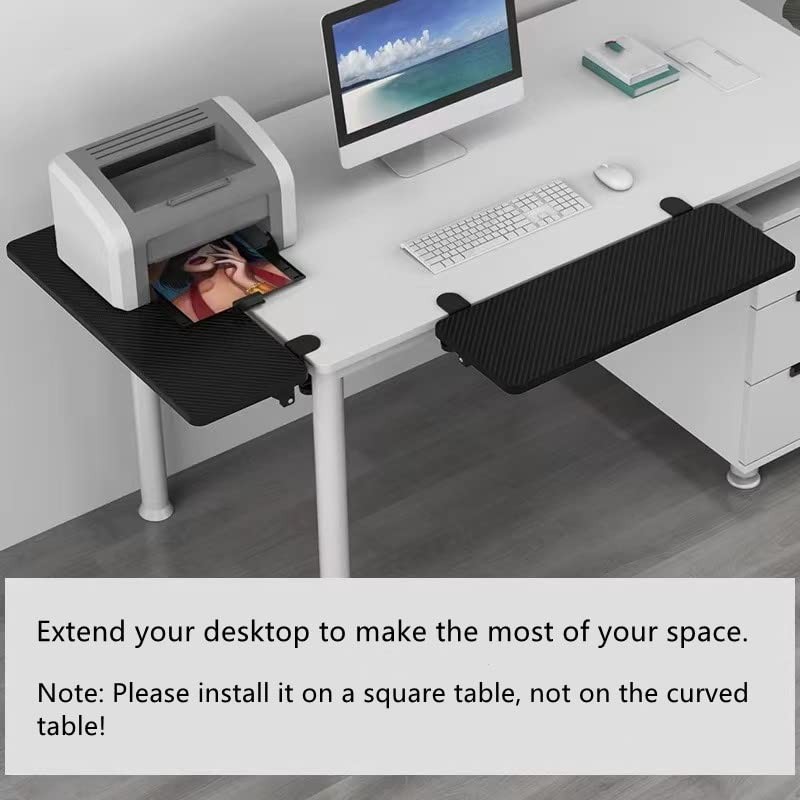 Desk Extender 21.65"x9.45" Arm Support Collapsible Ergonomics Computer Table ...
