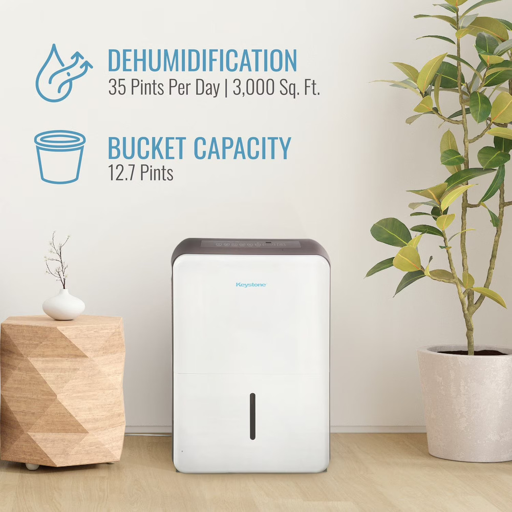 Keystone 35-pint Dehumidifier, KSTAD354F