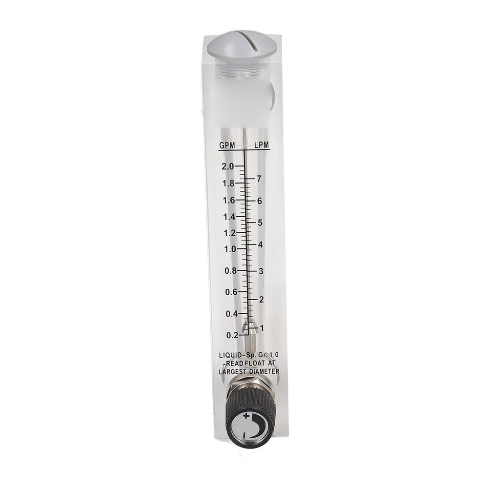 Water Meter Panel Type Flowmeter 1/2in Male Thread and 1/4in Female Thread Dj...