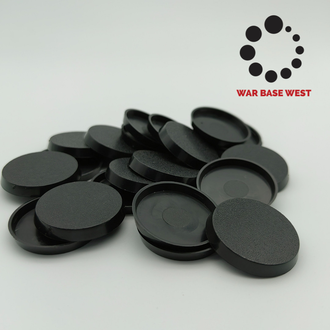 Lot Of 20 32mm Round Bases Used For Warhammer 40k + AoS Games Workshop Bitz