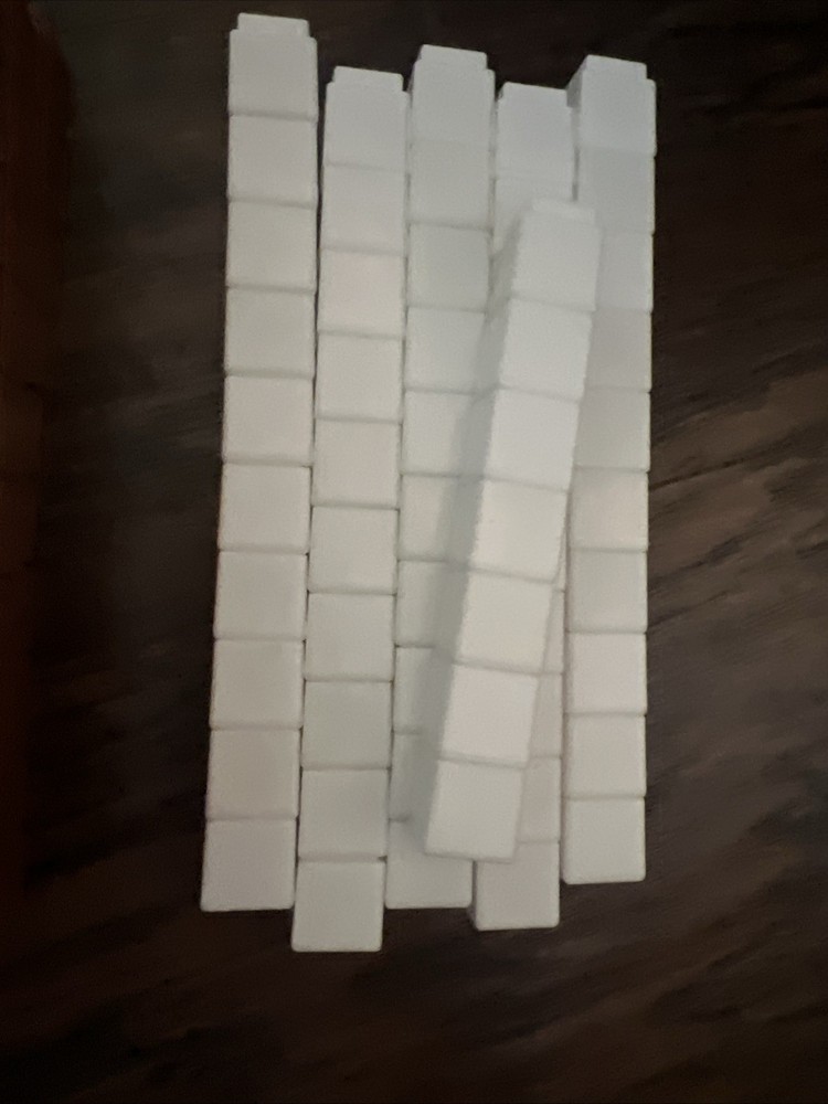 500 + Unifix Interlocking Counting Cubes Snap Blocks for Learning Math