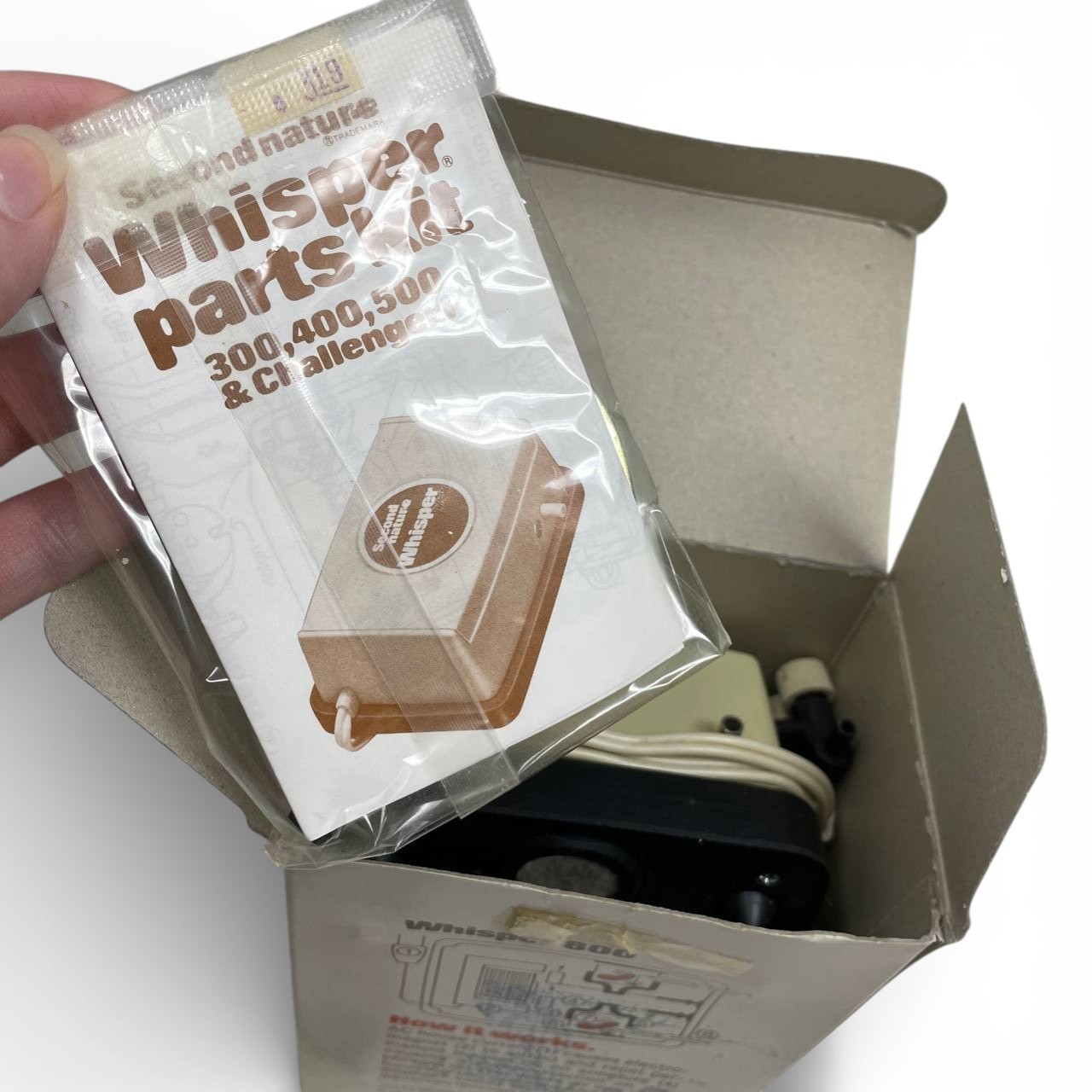 Vintage Whisper 800 Aquarium Air Pump New In Box NOS Made In Japan