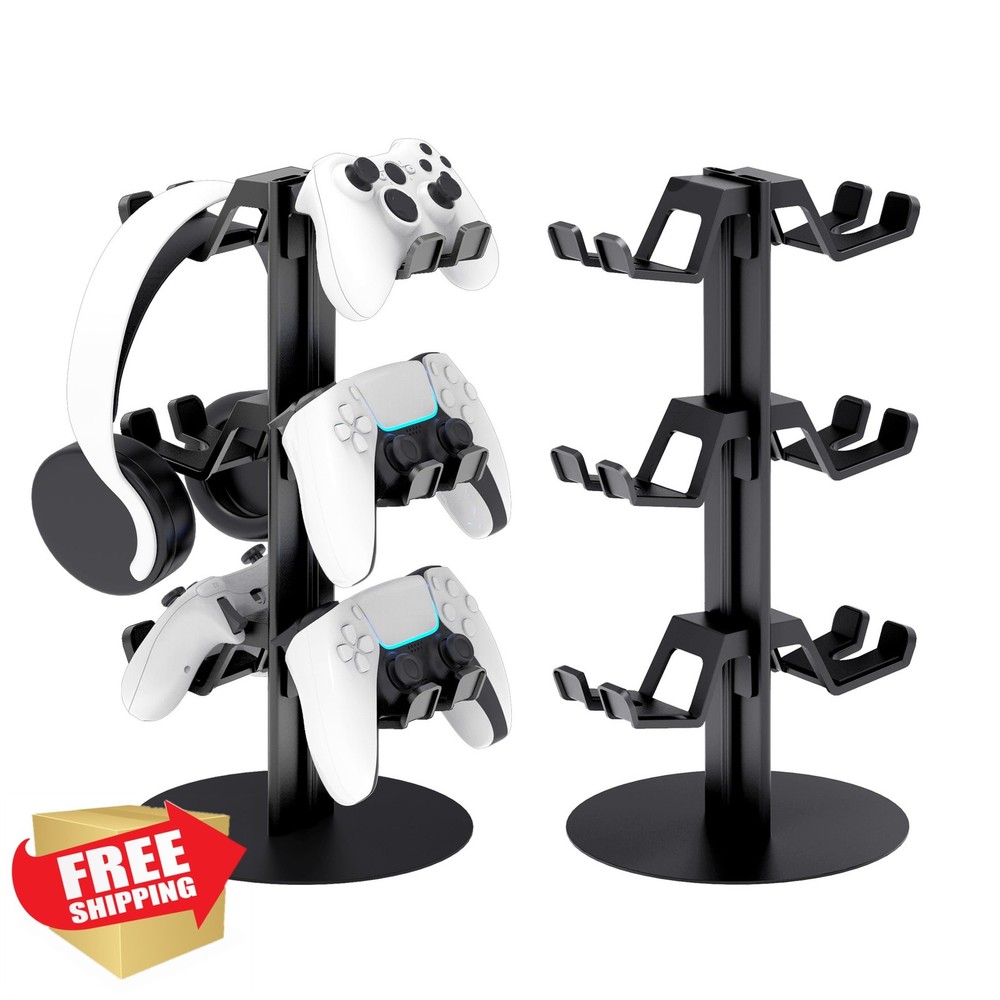 ZYTHRONE 3 Tier Aluminum Controller Headset Stand PS5 PS4 Switch