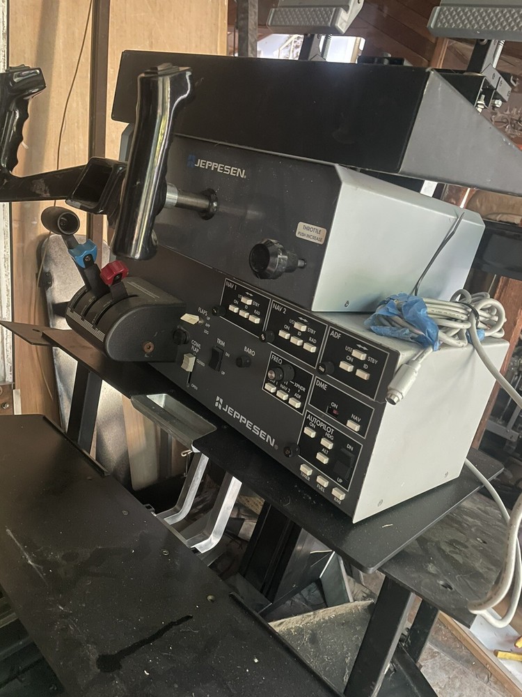 Jeppesen Precision Flight Controls Desktop Yoke Simulator