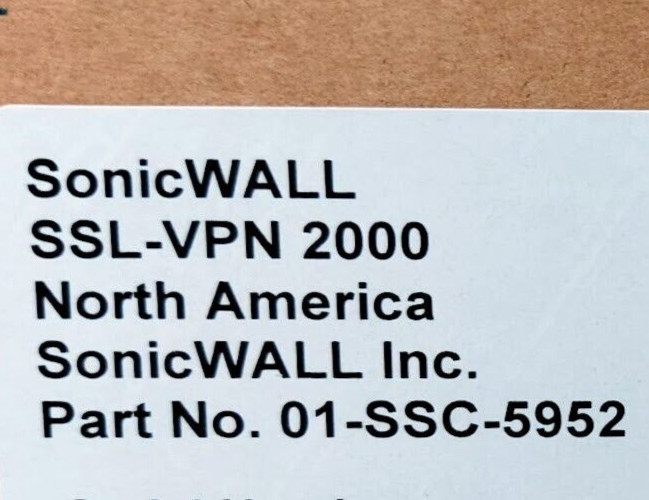SonicWall SSL-VPN 2000