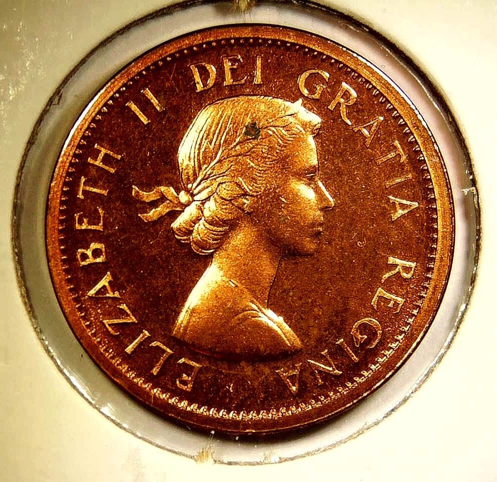 1964 Canada Cent Queen Elizabeth II