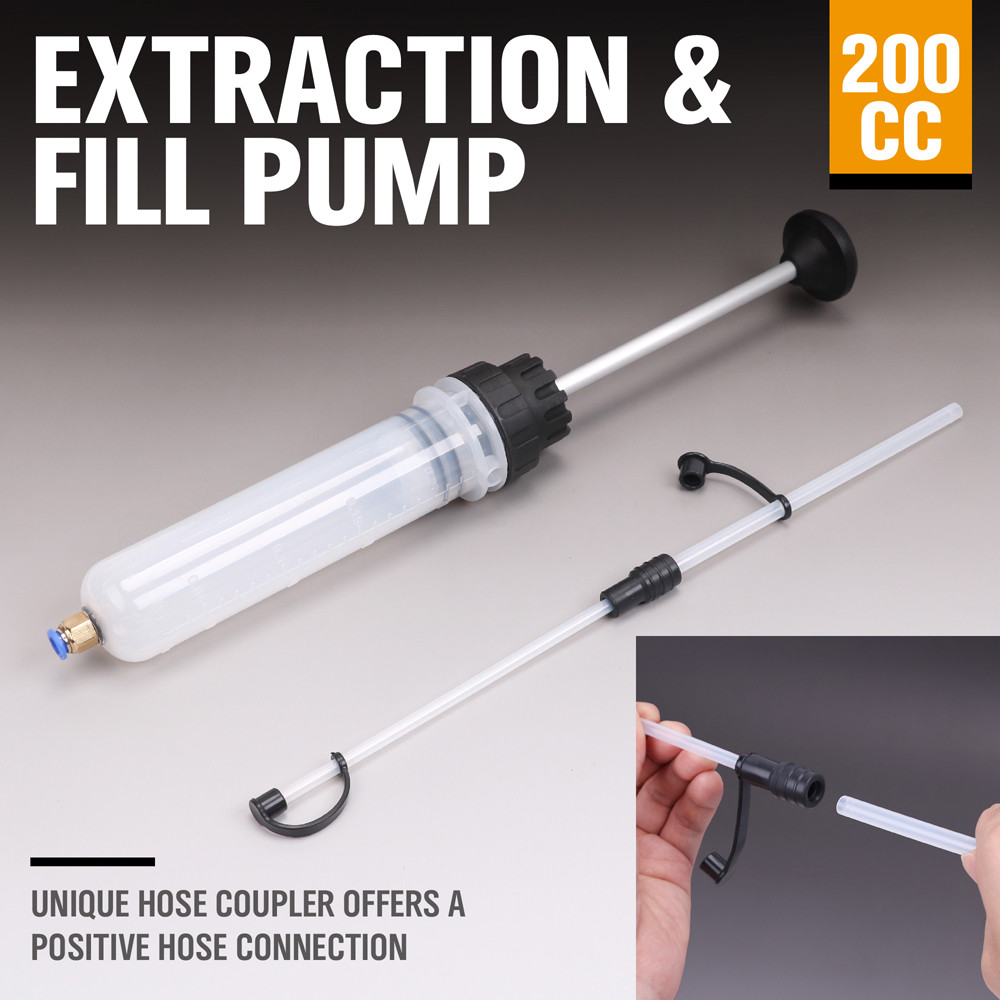 Fluid Extraction Filling Syringe Transfer Liquid Pump Oil Extractor Automotive